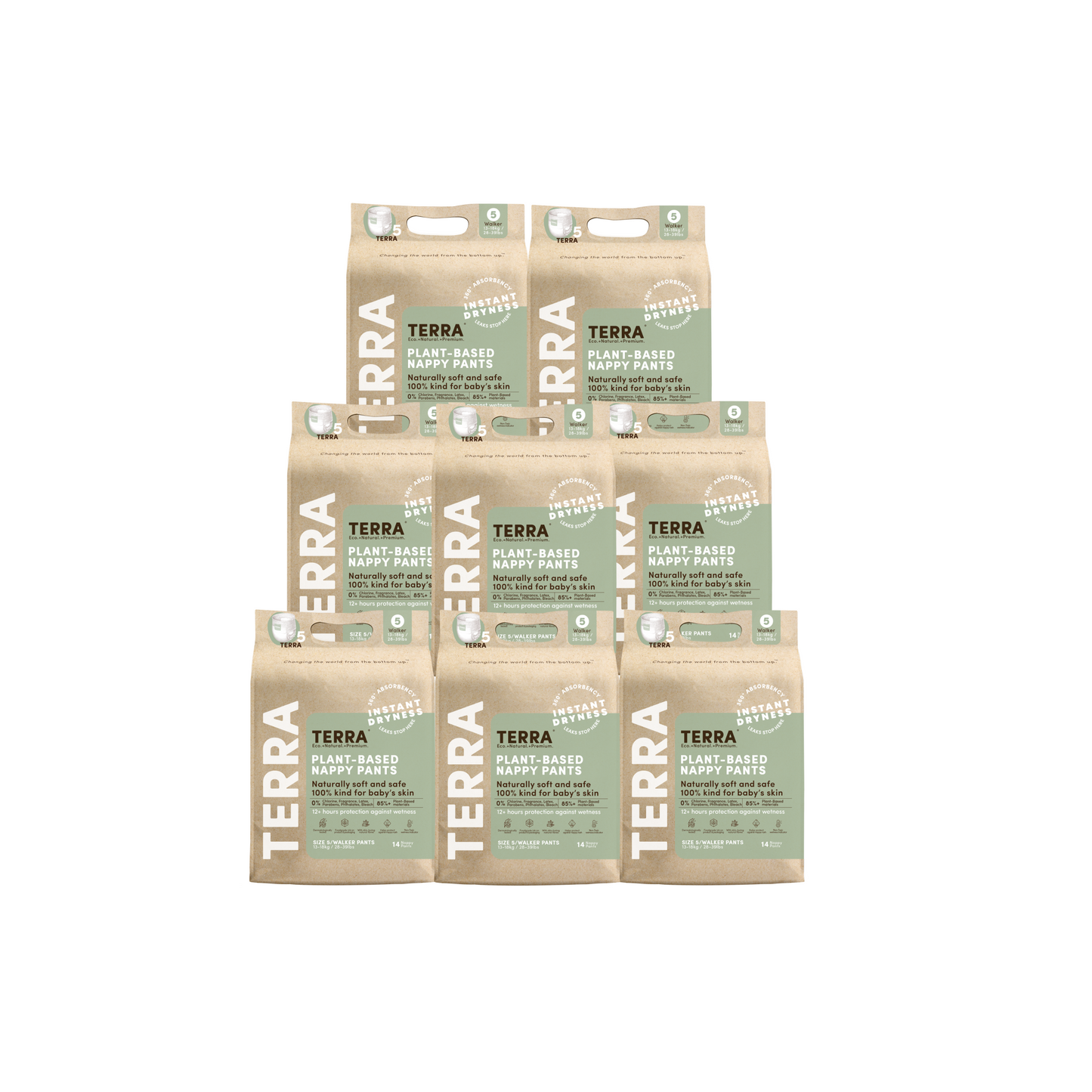 Walker 13-18kg Eco Nappy Pants 14's (8*14s)