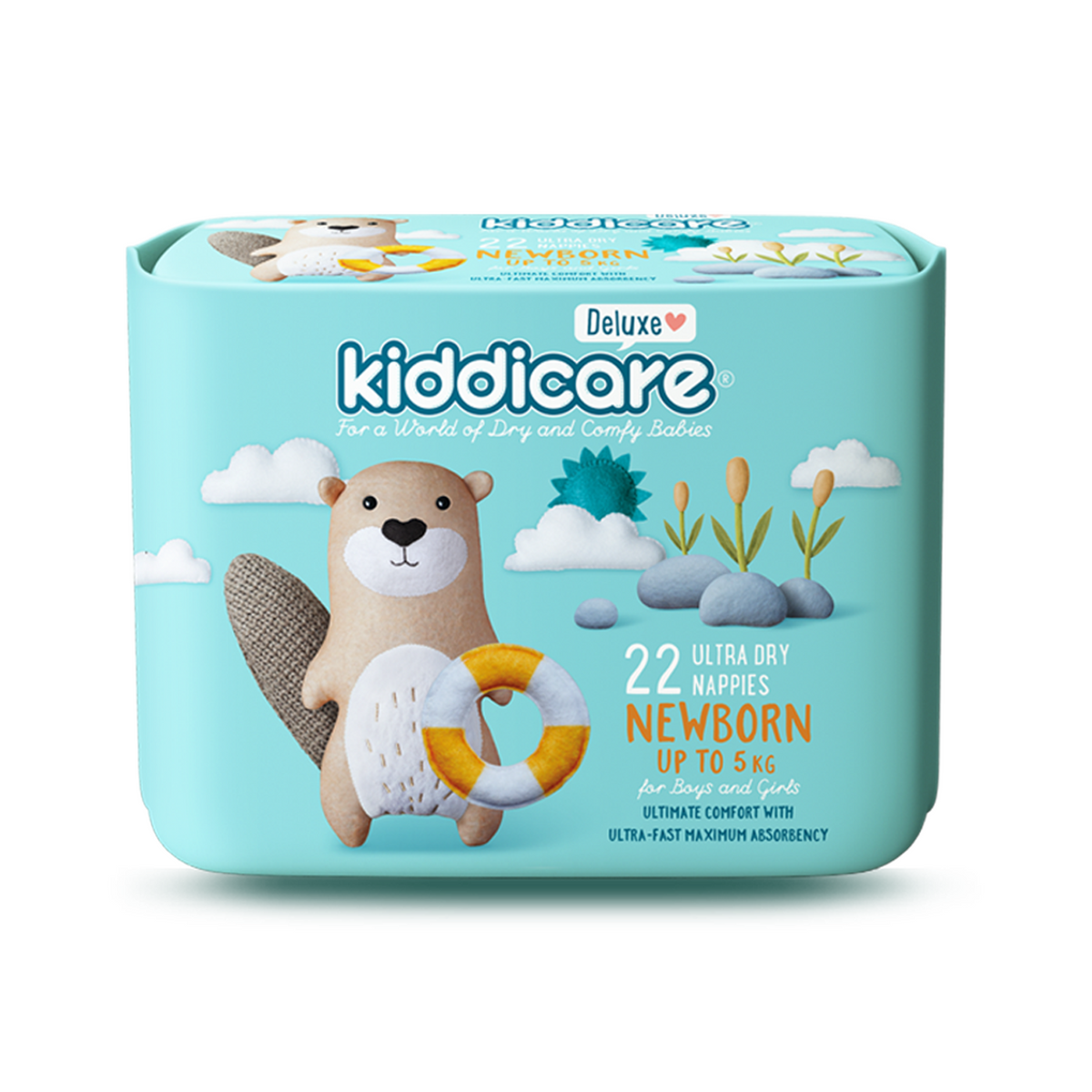 Newborn up to 5kg Unisex Nappies 22s (8*22s)