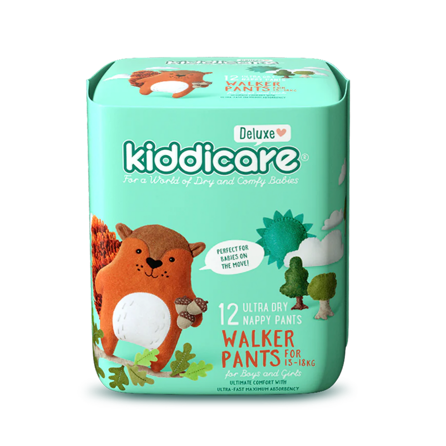 Walker 13-18kg Unisex Nappy Pants 12s (8*12s)