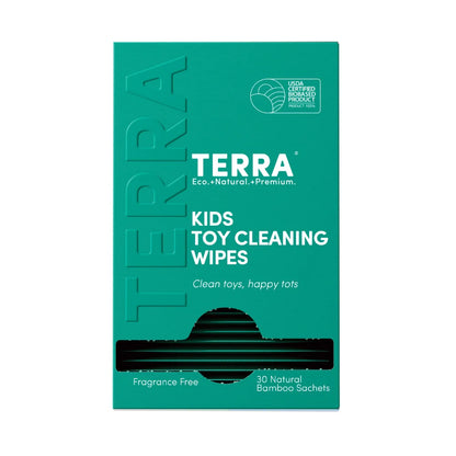Terra Kids Toy Cleaning Wipes 30s x 6 Carton Pack