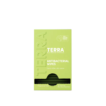 Terra Antibacterial Wipes 30s x 6 Carton Pack