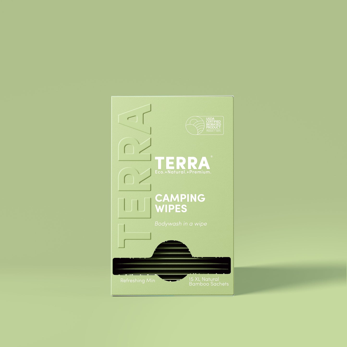Terra Camping Wipes L 15 x 6 Carton Pack