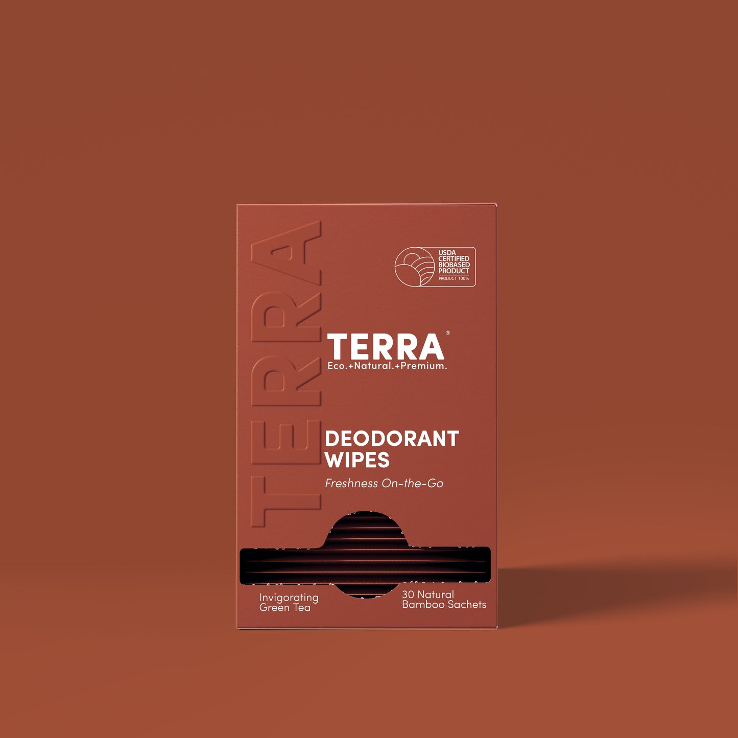 Terra Deodorant Wipes 30s x 6 Carton Pack
