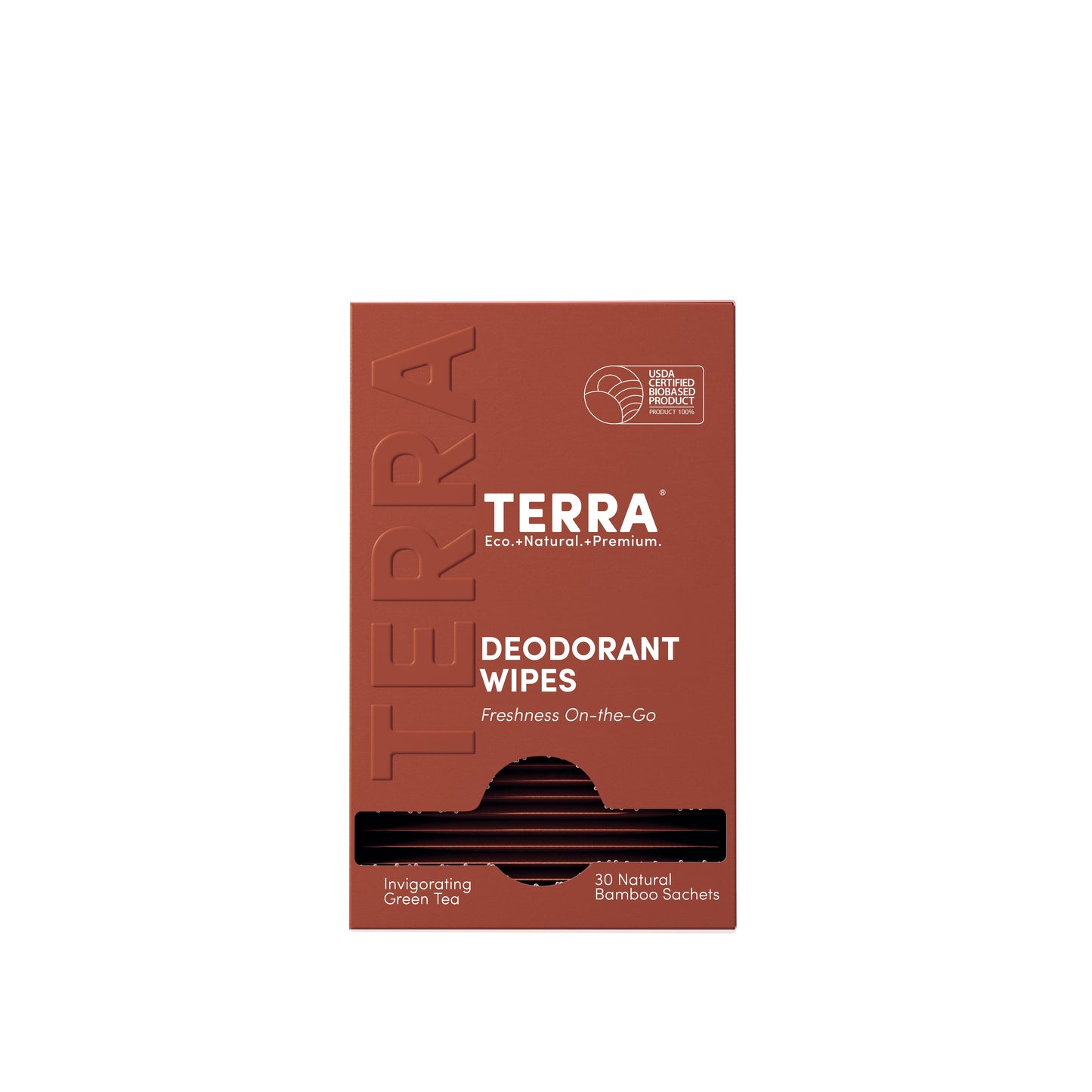 Terra Deodorant Wipes 30s x 6 Carton Pack