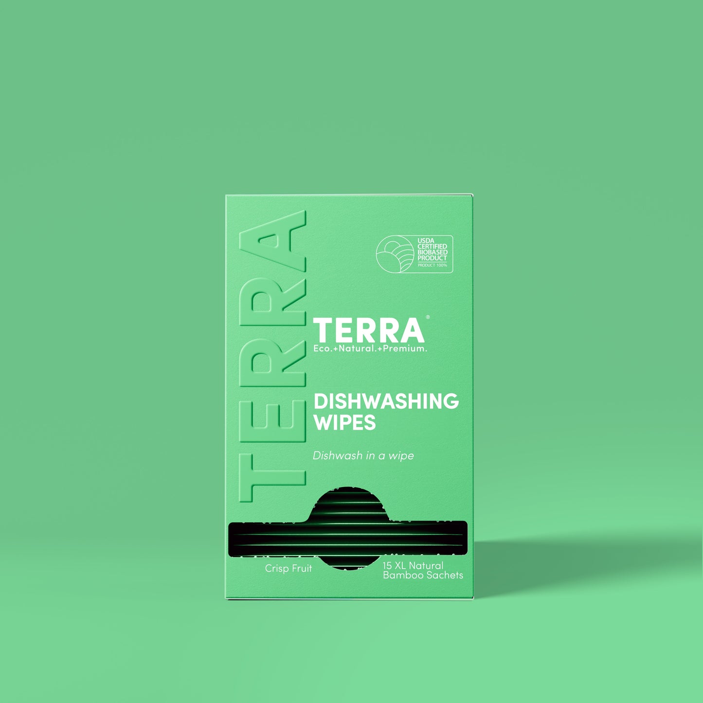 Terra Dishwashing Wipes L 15s x 6 Carton Pack