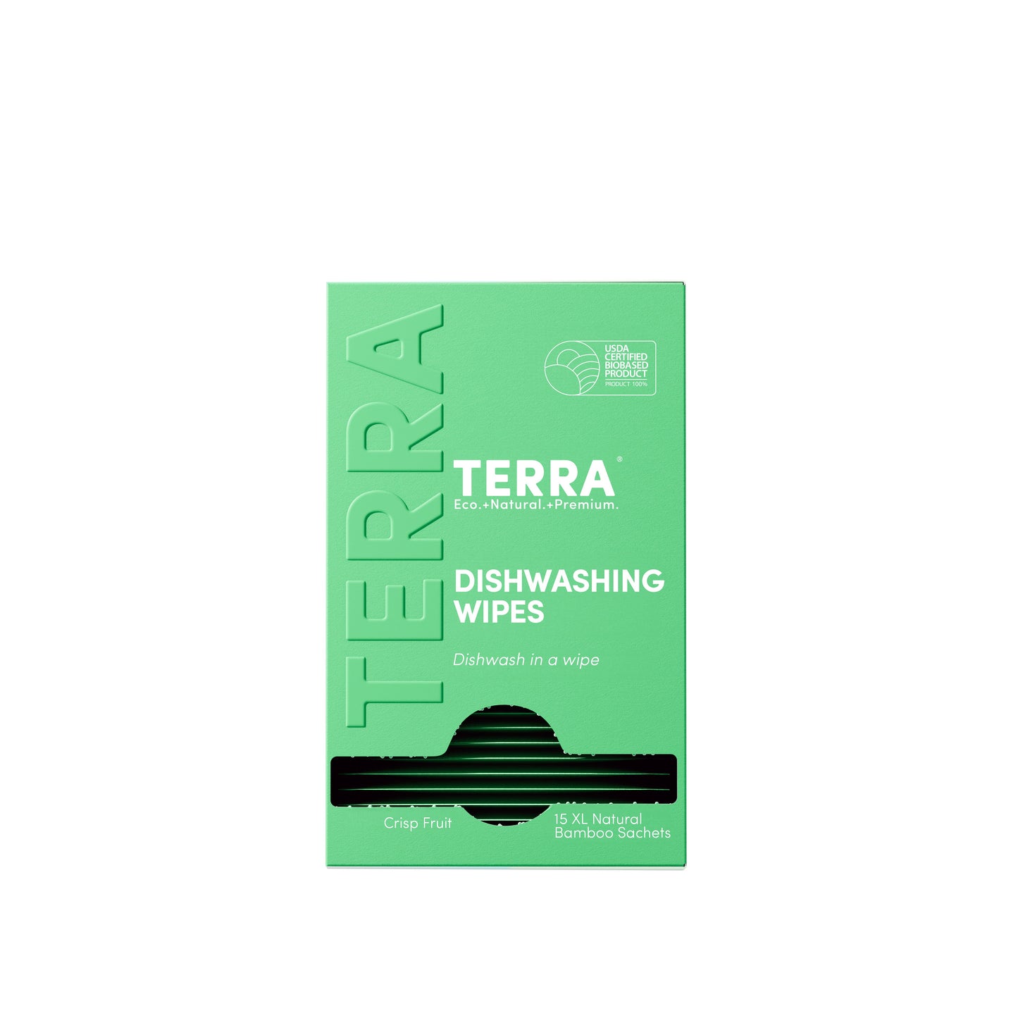 Terra Dishwashing Wipes L 15s x 6 Carton Pack