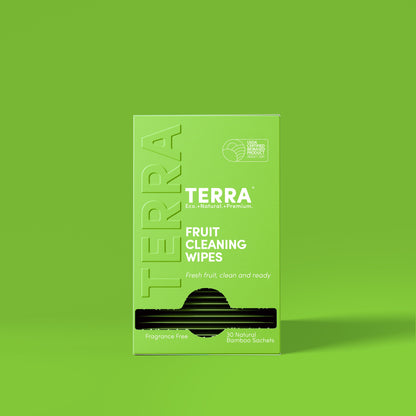 Terra Fruit Cleaning Wipes 30s x 6 Carton Pack