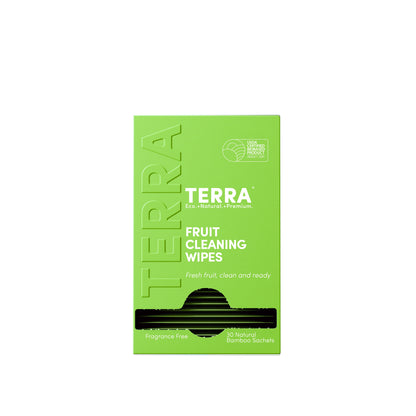 Terra Fruit Cleaning Wipes 30s x 6 Carton Pack