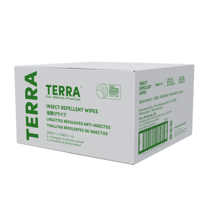 Terra Insect Repellent Wipes 30s x 6 Carton Wipes