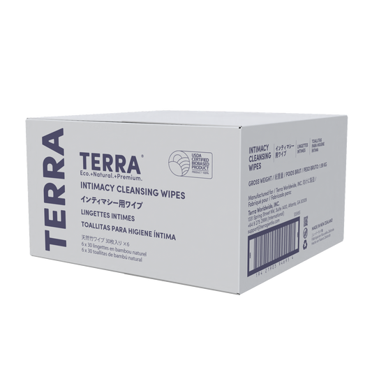 Terra Intimacy Cleansing Wipes 30s x 6 Carton Pack