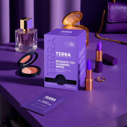 Terra Intimate Toy Cleaning Wipes 30s x 6 Carton Pack