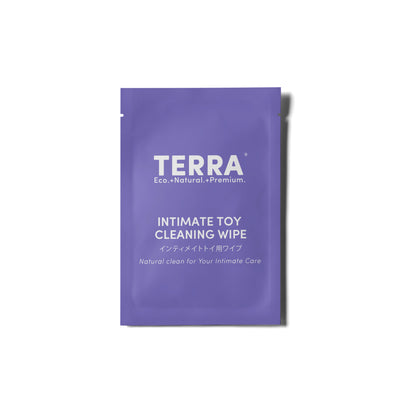 Terra Intimate Toy Cleaning Wipes 30s x 6 Carton Pack