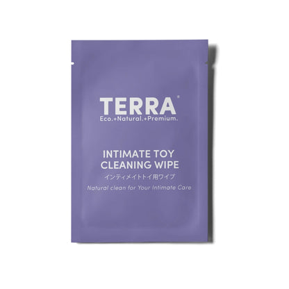 Intimate toy cleaning wipes