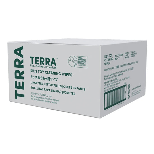Terra Kids Toy Cleaning Wipes 30s x 6 Carton Pack