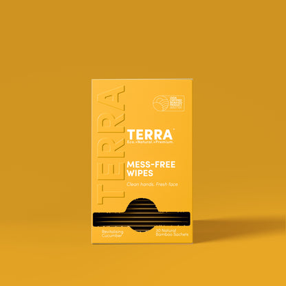 Terra Mess-Free Wipes 30s x 6 Carton Pack