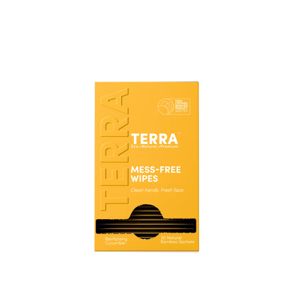 Terra Mess-Free Wipes 30s x 6 Carton Pack
