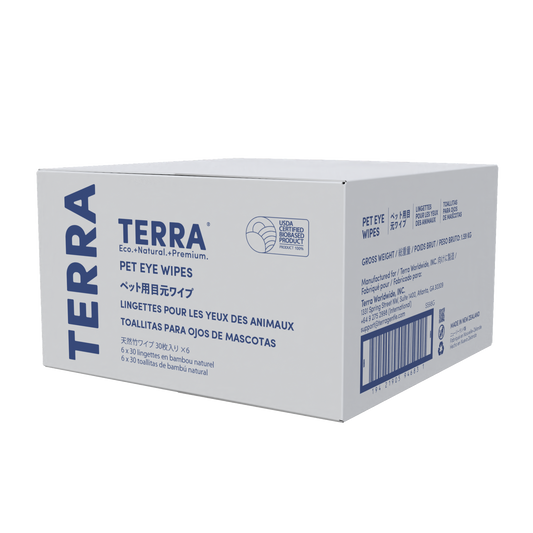 Terra Pet Eye Wipes 30s x 6 Carton Pack