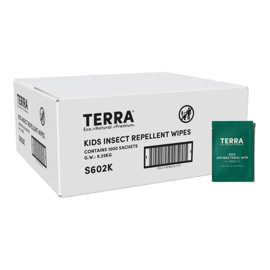 Terra Kids Insect Repellent Wipes Carton Pack