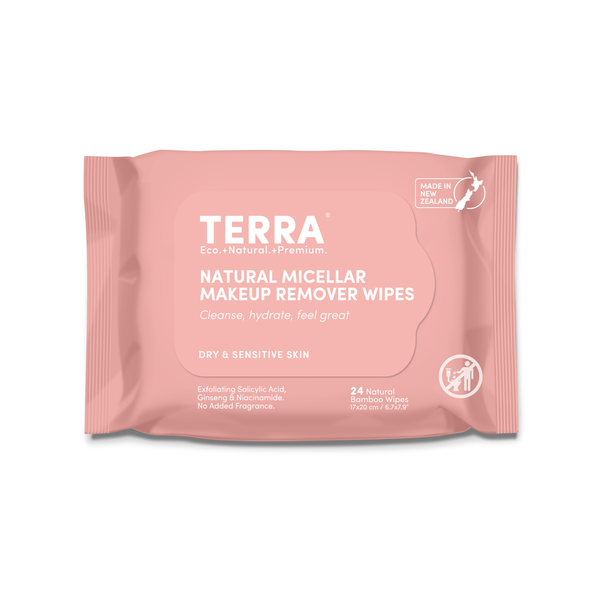 Micellar Makeup Remover Wipes - Normal & Combination Skin TERRA