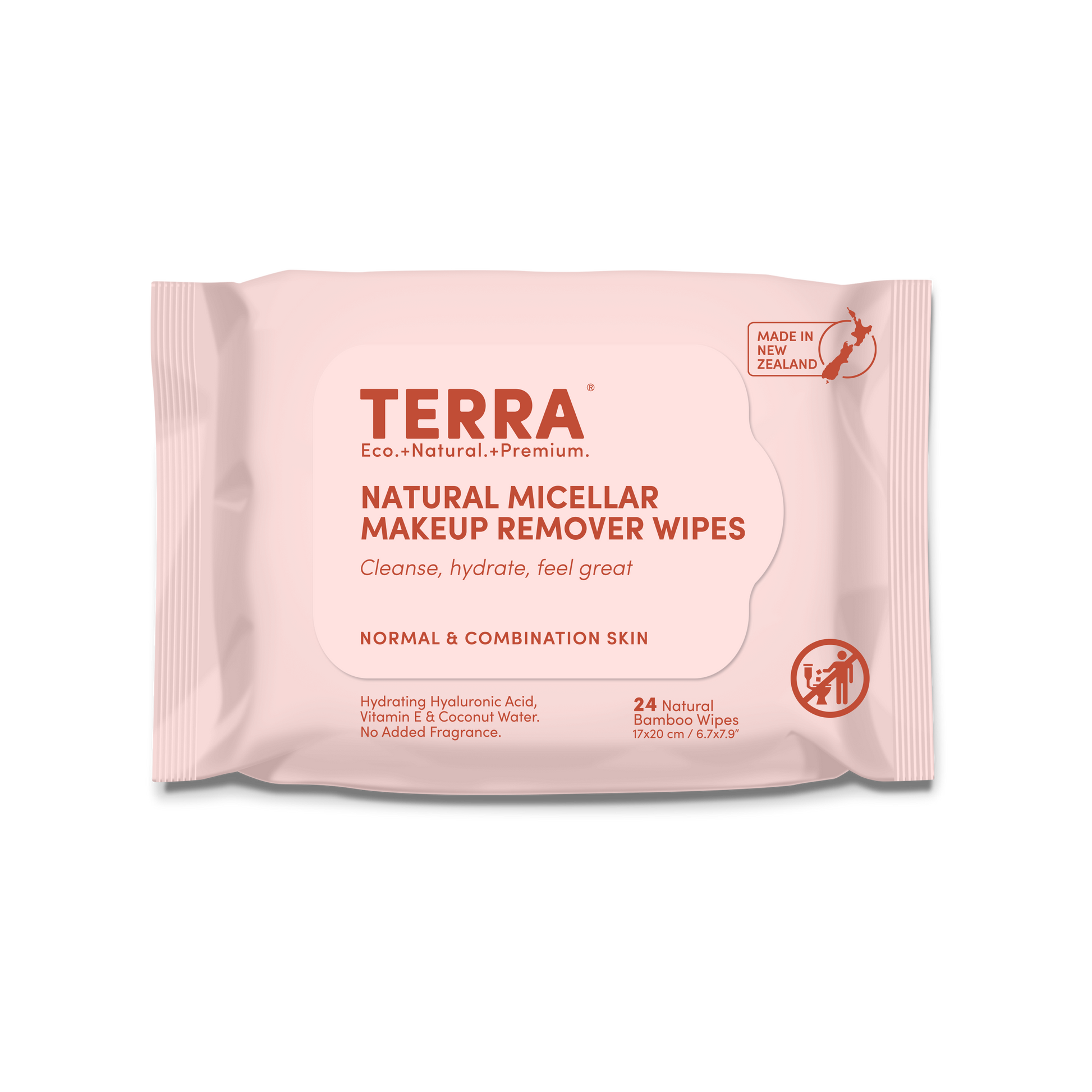 Micellar Makeup Remover Wipes - Normal & Combination Skin TERRA