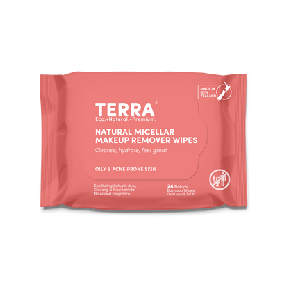 Micellar Makeup Remover Wipes - Oily & Acne Prone Skin TERRA