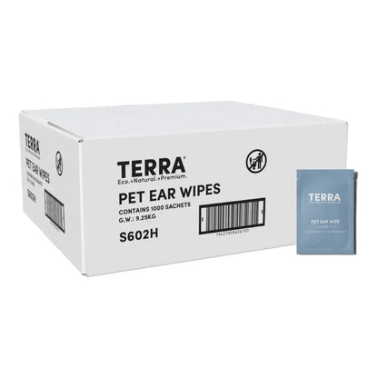 Terra Pet Ear Wipes Carton Pack