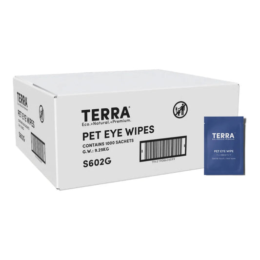 Terra Pet Eye Wipes Carton Pack
