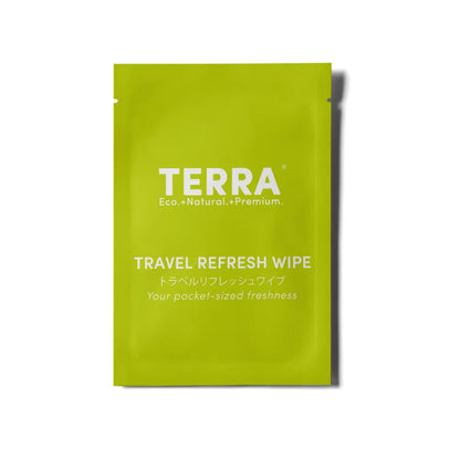 Terra Travel Refresh Wipes