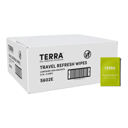 Terra Travel Refresh Wipes Carton Pack
