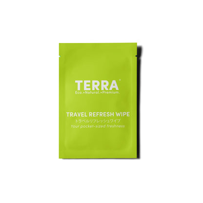 Terra Travel Refresh Wipes 30s x 6 Carton Pack