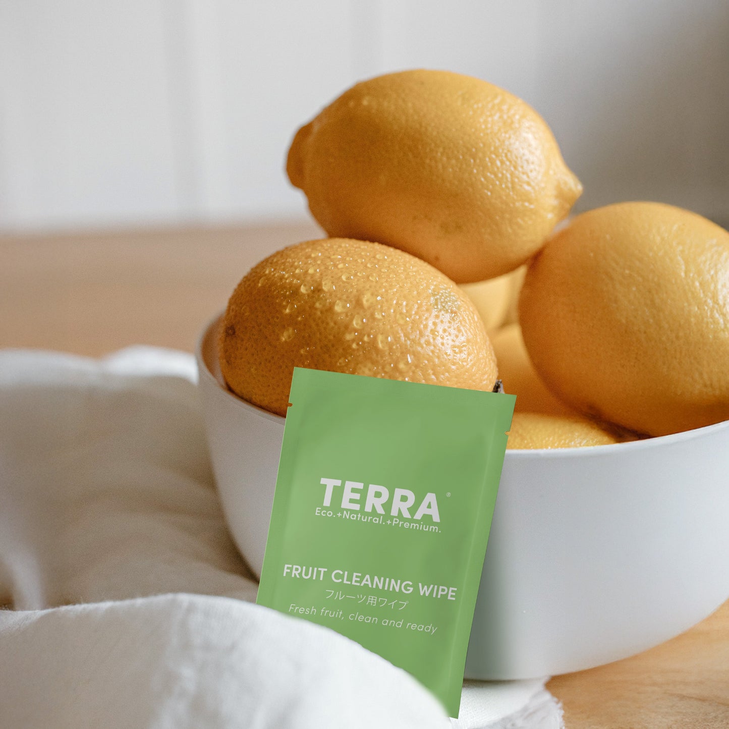 Terra Fruit Cleaning Wipes 30s x 6 Carton Pack