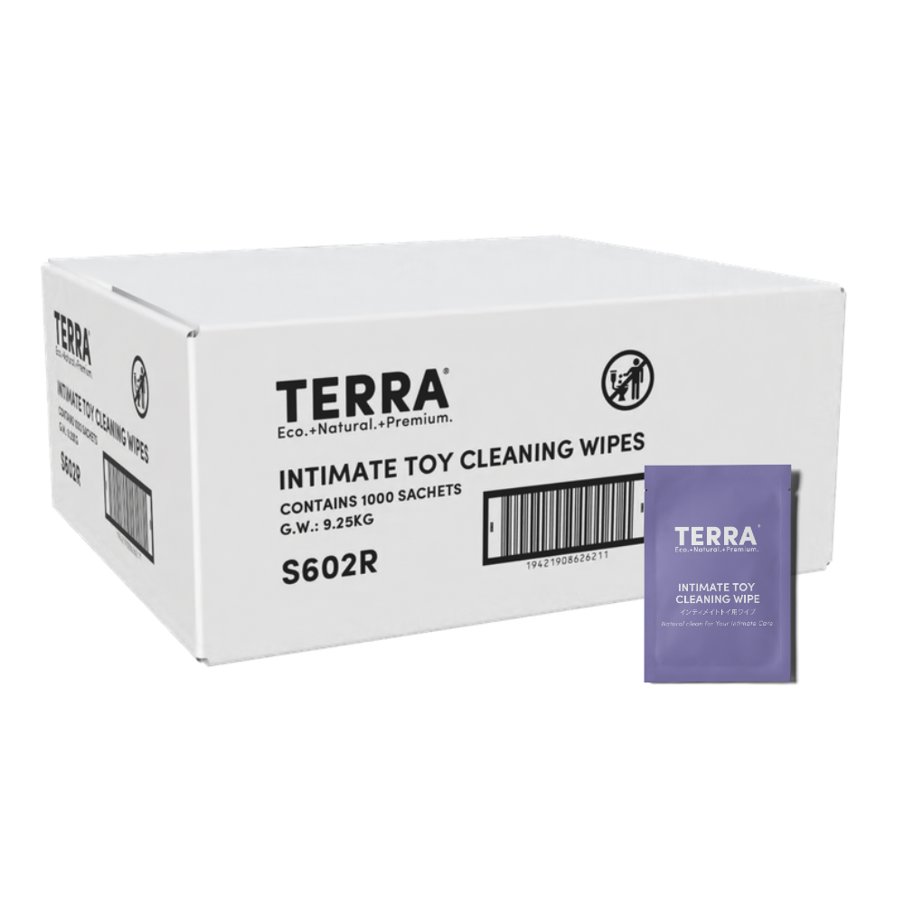 Terra Intimate Toy Cleaning Wipes 1000s Carton Pack