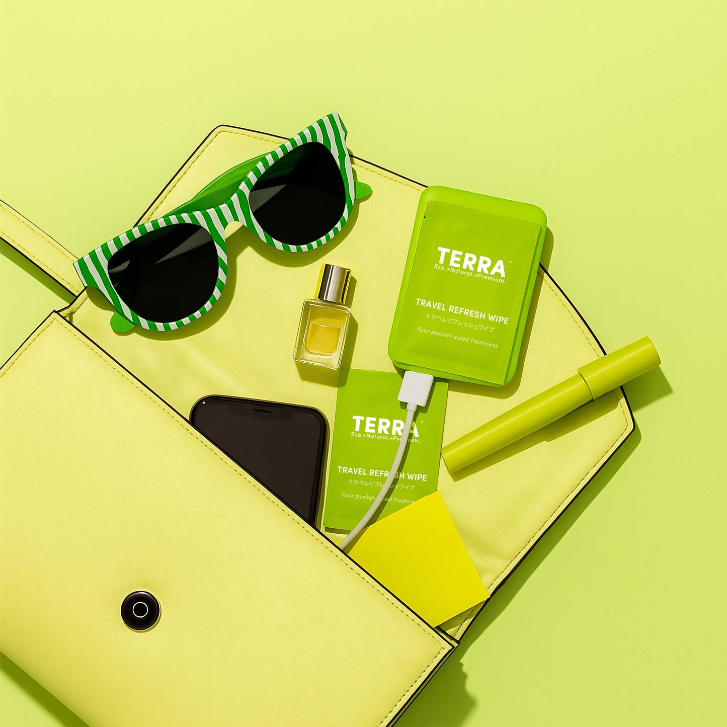 Terra Travel Refresh Wipes 30s x 6 Carton Pack